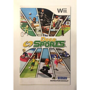 Deca Sports (Nintendo Wii, 2008) Manual Only - No Game - US Seller